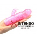 VIBRADOR PEQUEÑO CON ESTIMULADOR DE CLITORIS