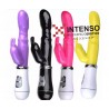 VIBRADOR ESTIMULADOR DE CLITORIS Y PUNTO G FLEXIBLE