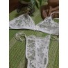Conjunto Encaje + Portaligas + Medias